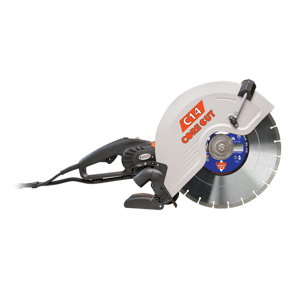 Core Cut C14 Electric 14" Concrete Cut-Off Saw by Diamond Products (Blade not included)