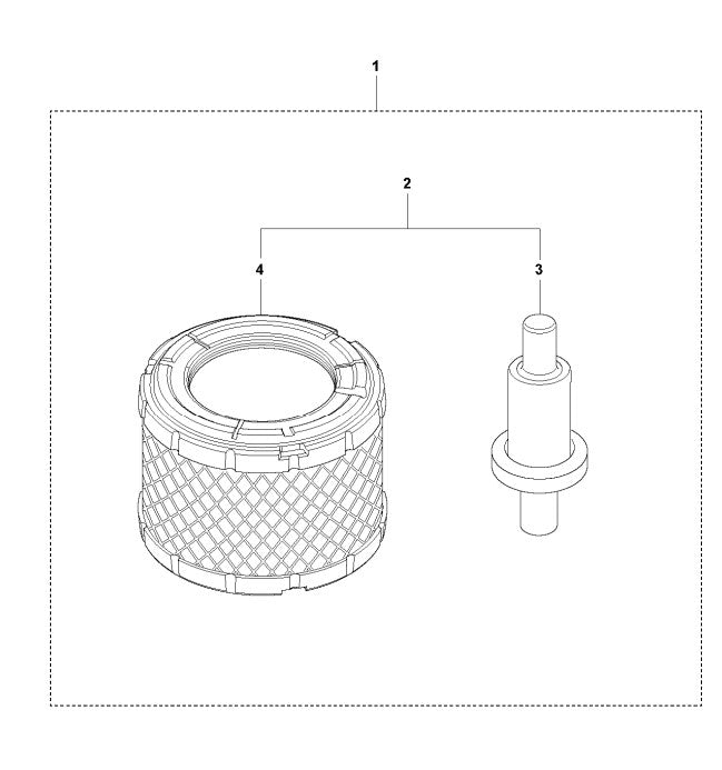 Startup Kit Assembly Parts For LT5005 Compaction Rammer By Husqvarna