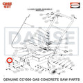 2900031 Lock Washer, 5/16" Split CC1007 Concrete Saw Core Cut by Diamond Products