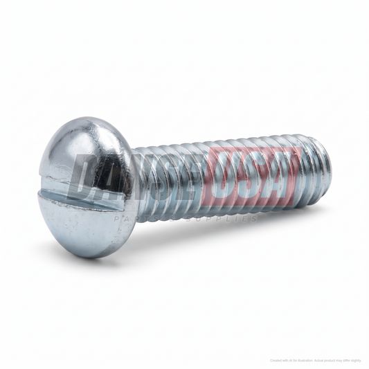2900090 Machine Screw, Rd. Hd., #6-32 x 1/2" by Diamond Products