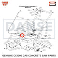 2900096 Rivet 3/32" Dia. CC1002 Concrete Saw Core Cut by Diamond Products