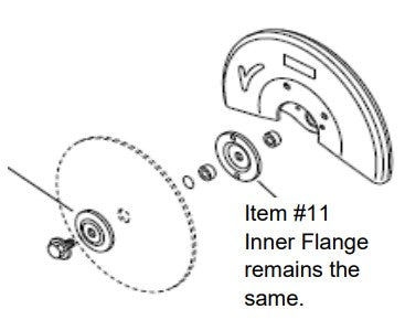 Changes on Flange Type 2 Cut Off Saw Assembly Parts By Makita
