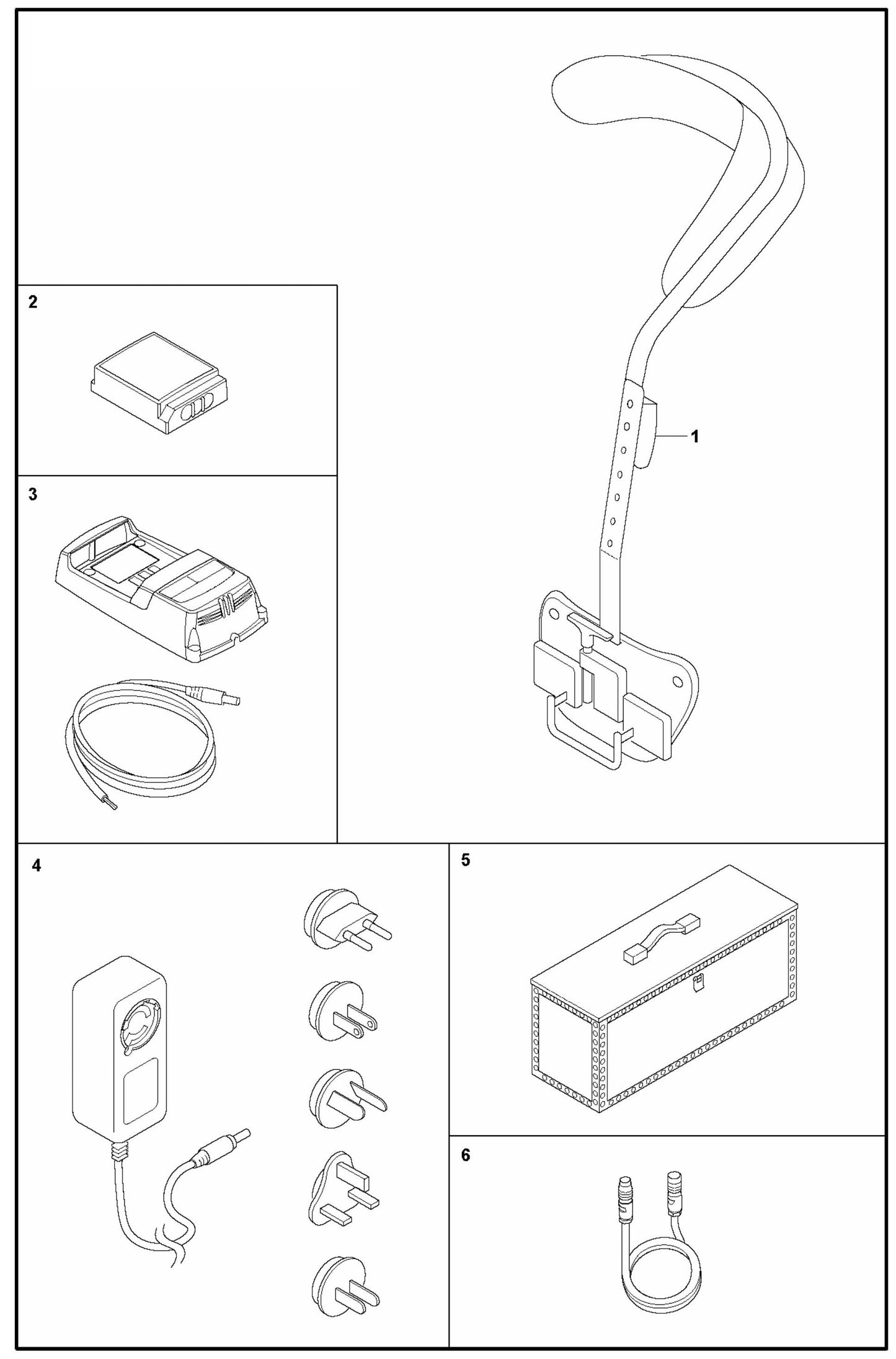 DXR 305 Remote Control Accessories Assembly Parts