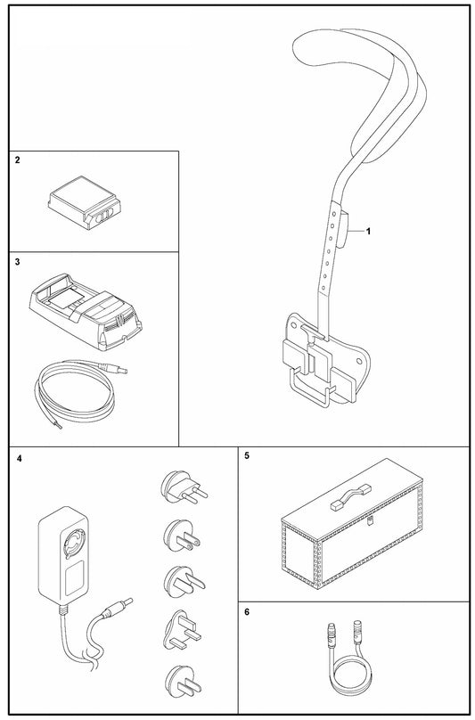 DXR 305 Remote Control Accessories Assembly Parts