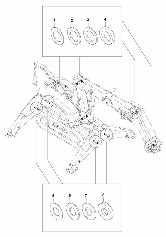 DXR 305 SCHIMS Assembly Parts