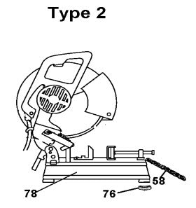 Change on Base and Chain Type 2 Cut Off Saw Assembly Parts By Makita