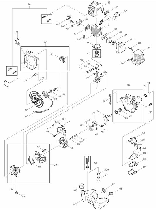 RBC281 String Trimmer Assembly Part 2 by Makita
