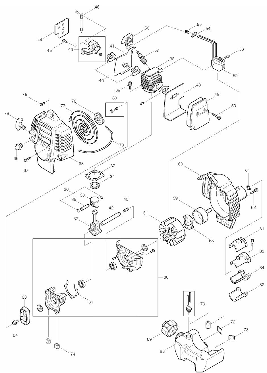 RBC255 String Trimmer Assembly Part 2 by Makita
