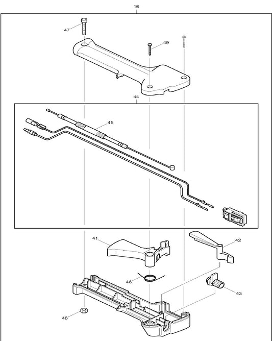 EM4250CA  4 Stroke Brush Cutter Assembly Part 2 by Makita
