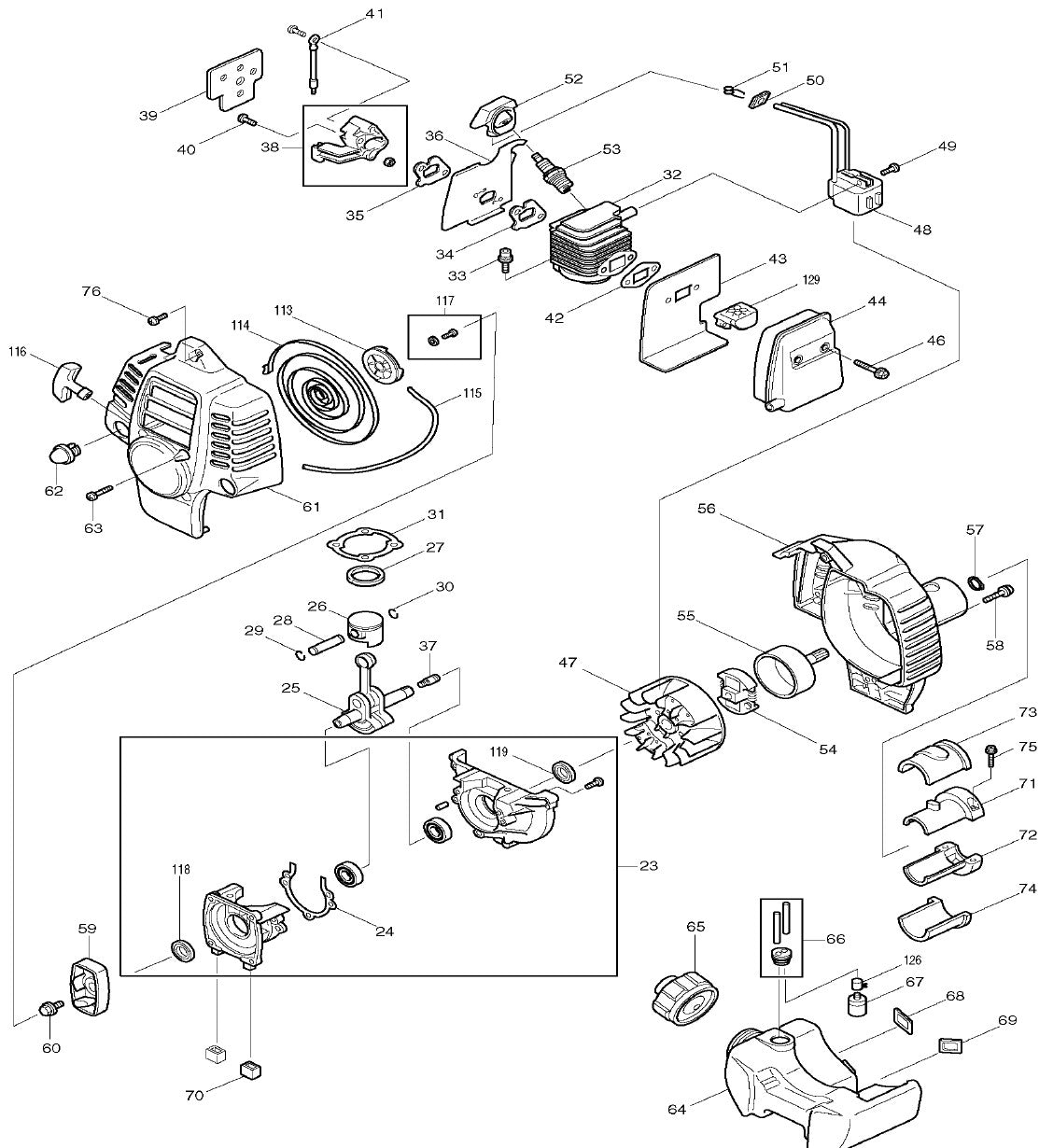 RBC251 String Trimmer Assembly Part 2 by Makita