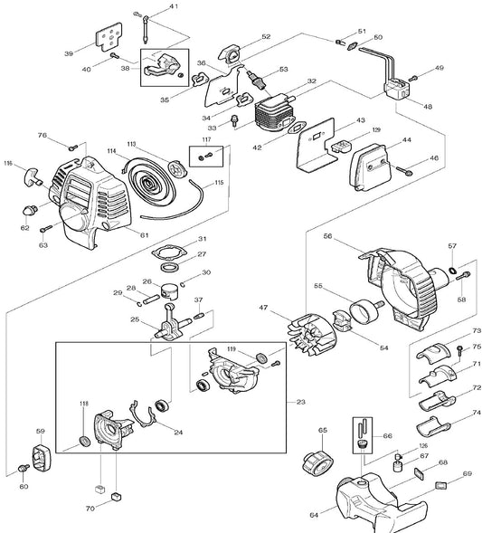 RBC251 String Trimmer Assembly Part 2 by Makita