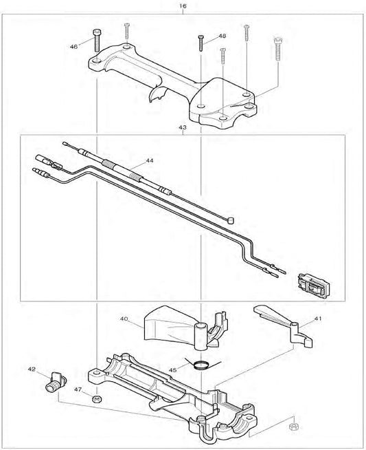 EM4251, EM4251CA 4 Stroke String Trimmer Assembly  Part 2 by Makita