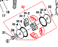 301421365 Clutch Assy. Ce120E for Multiquip Mikasa MT62HS Jumping Jack Rammer