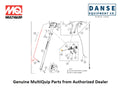 30158 Cable, Control For PRO36-Series Whiteman Walk-Behind Power Trowels By Multiquip