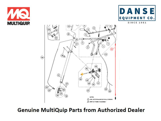 30230 Cable, Instaclutch For JH55C-Series Whiteman Walk-Behind Power Trowels By Multiquip