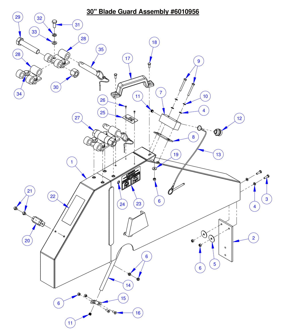 CC7574DK 30" Blade Guard Assembly