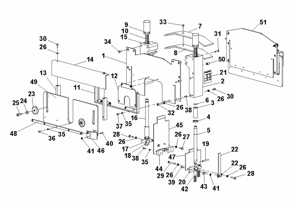 Soff Cut 5000 Blade Block Assembly Parts by Husqvarna