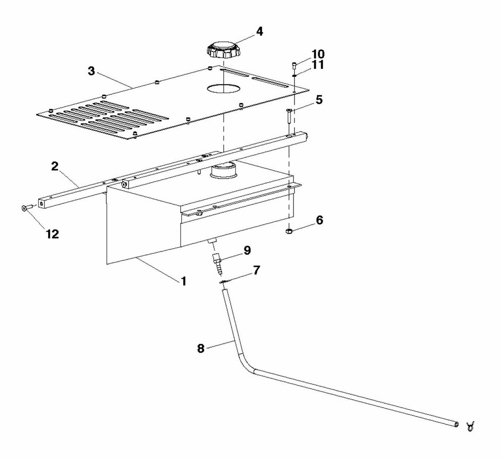 Soff Cut 5000 Fuel Tank Assembly Parts by Husqvarna