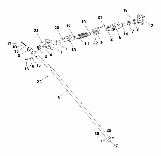 Soff Cut 5000 Guide Arm Assembly Parts by Husqvarna