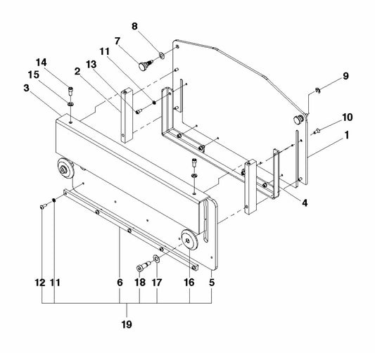 Soff Cut 5000 Blade Block Cover Assembly Parts by Husqvarna