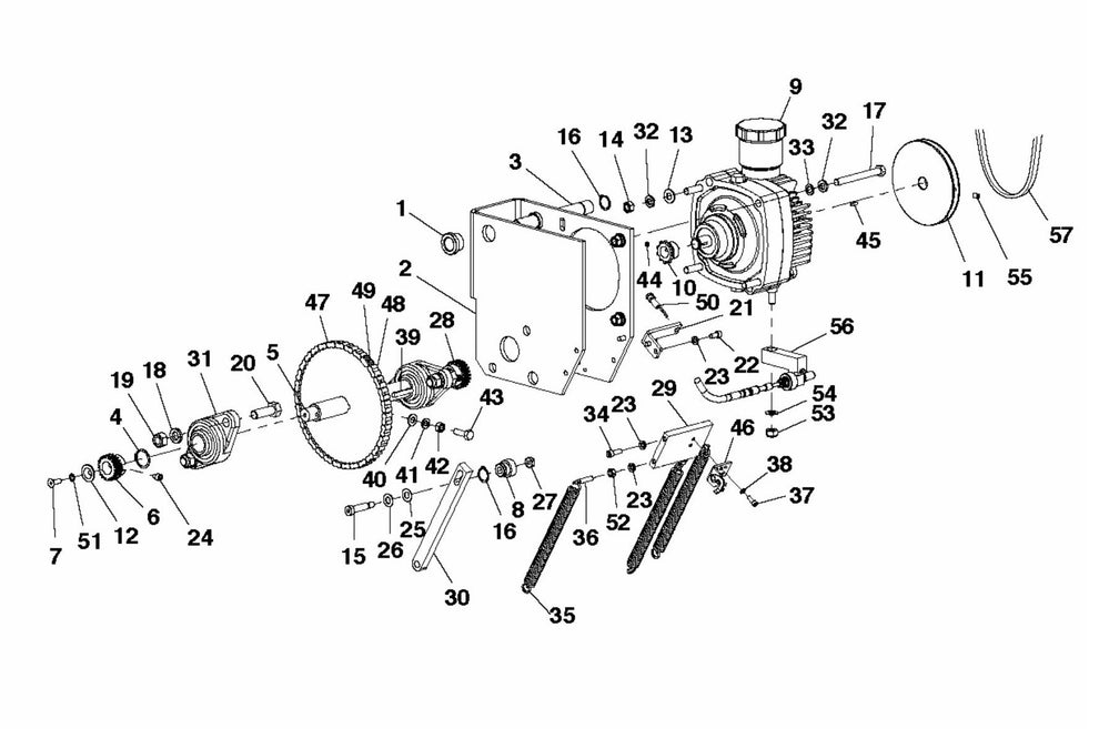 Soff Cut 5000 Pump Assembly Parts by Husqvarna