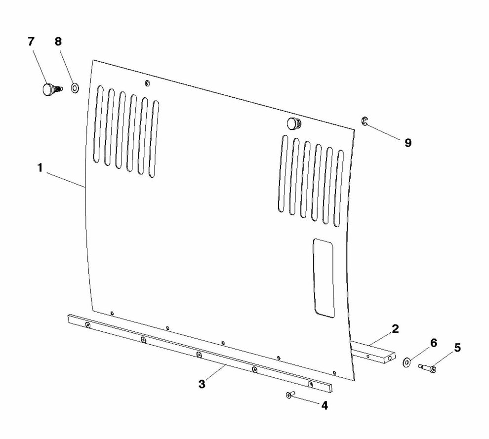 Soff Cut 5000 Rear Access Assembly Parts by Husqvarna