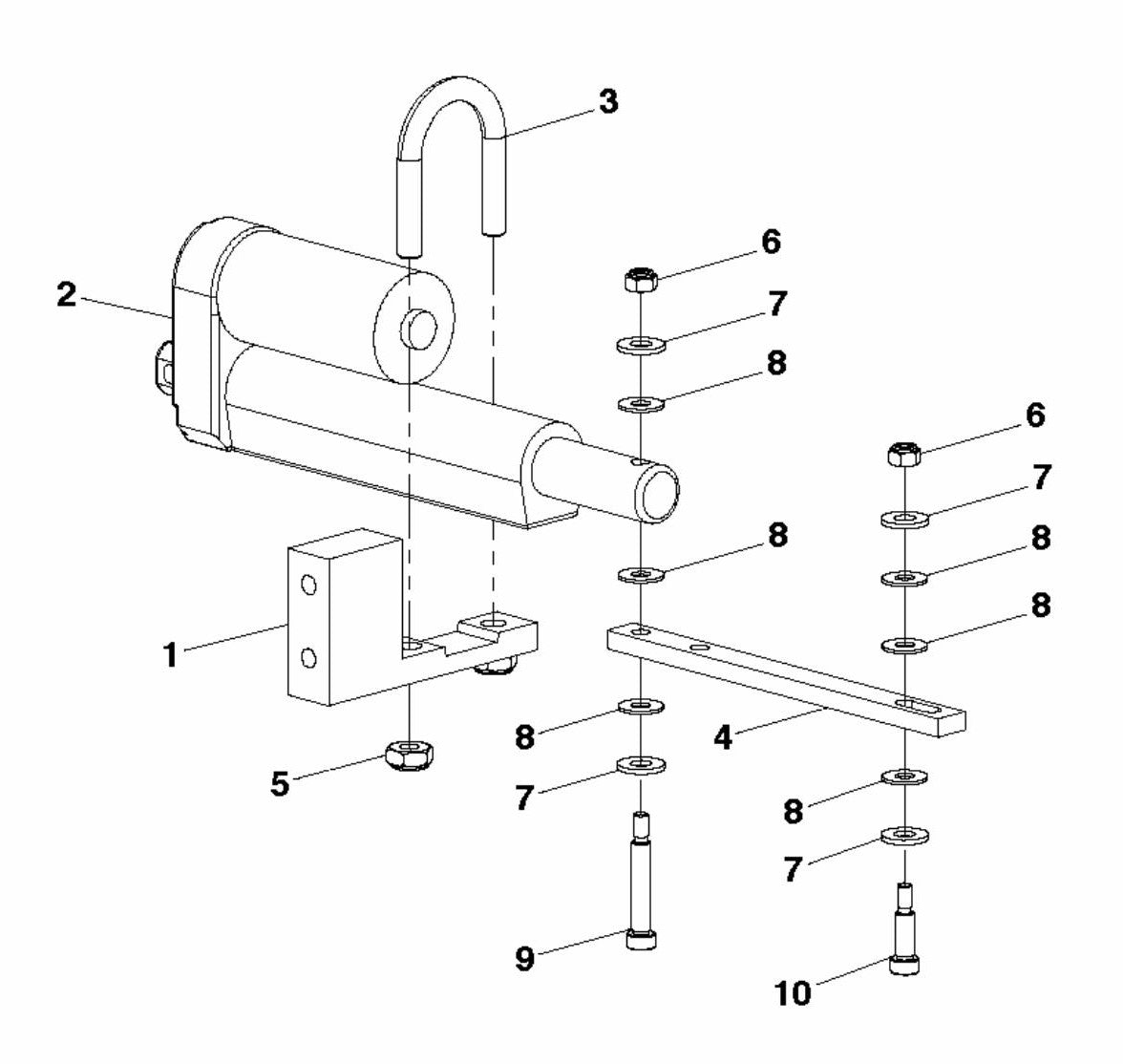 Soff Cut 5000 Kit, Throttle Actuator Assembly Parts by Husqvarna