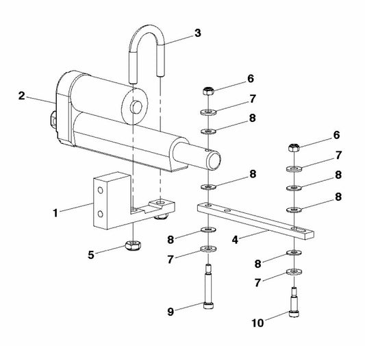 Soff Cut 5000 Kit, Throttle Actuator Assembly Parts by Husqvarna