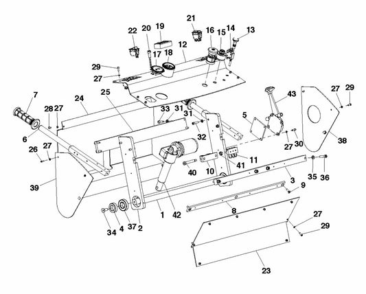 Soff Cut 5000 Control Panel Assembly Parts by Husqvarna