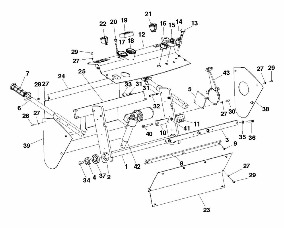 Soff Cut 5000 Control Panel Assembly Parts by Husqvarna