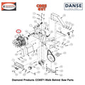 Eaton Transmission Assy. Replaced By #6011678 6010724 Fits Core Cut CC6571 Walk Behind Saw By Diamond Products