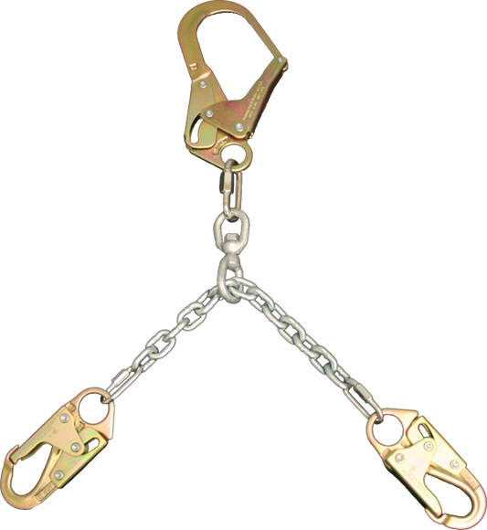 324-CSZ 2 Ft. chain positioning assembly,with swivel Yellow by FrenchCreek Production