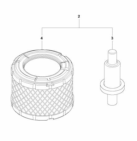 6 Months / Every 100 Hours Kit Assembly Parts For LT6005 Compaction Rammer By Husqvarna