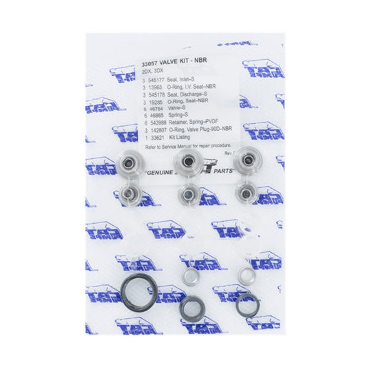33057 Valve Kit (2DX20E) for BE Pressure Washer Pumps 33057