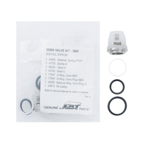 33060 Valve Kit (5CP3120, 5CP3120) for BE Pressure Washer Pumps 33060