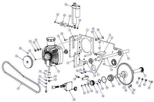 Pump Assembly parts-GX4200 By Husqvarna