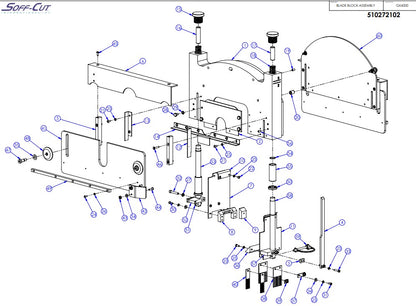 Blade Block Assembly parts-GX4200 By Husqvarna