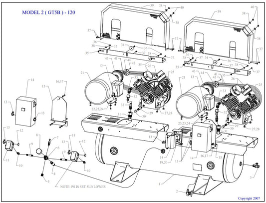 2GT5B-120-SSC Single & Three Phase Assembly Parts By Jenny