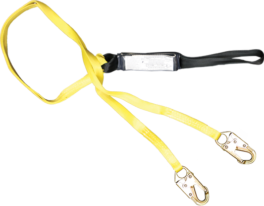 340A Choker energy absorbing lanyard Yellow by FrenchCreek Production