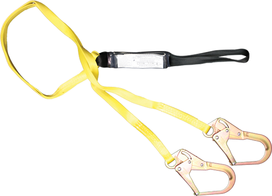 344A Choker energy absorbing lanyard Yellow by FrenchCreek Production