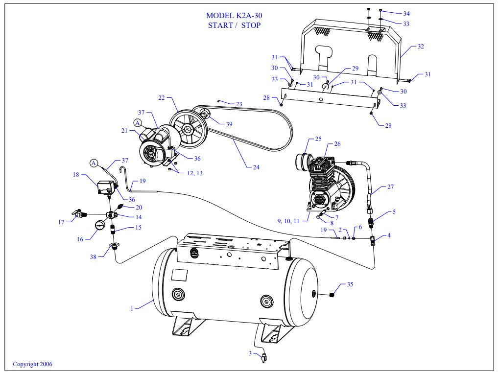 K2A-30-SSC Single & Three Phase Assembly Parts By Jenny