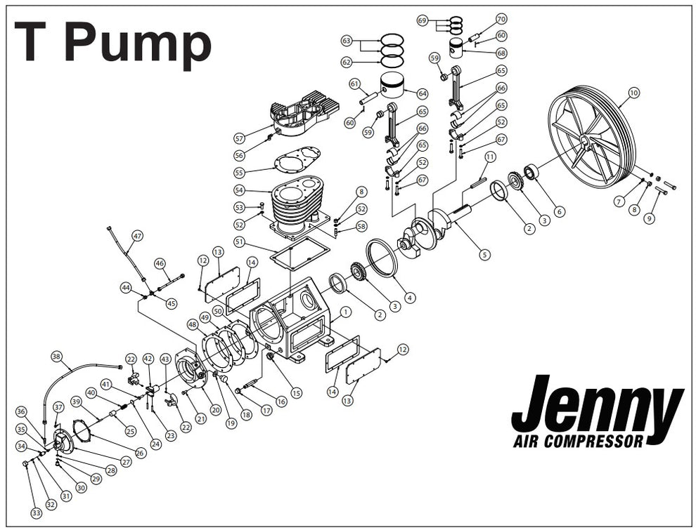 T Pump Assembly Parts By Jenny