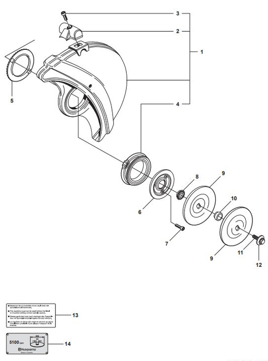 K950 Guards Assembly Parts