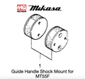 351325590 (1 pc) Shock Absorber 100D-45B for Multiquip Mikasa MT55F Jumping Jack Rammer