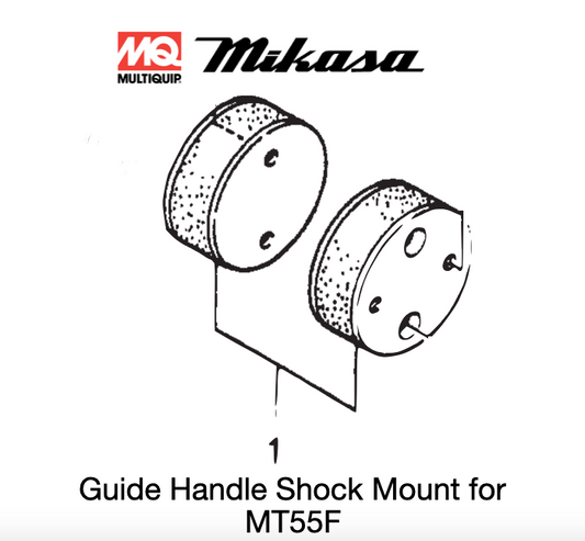351325590 (1 pc) Shock Absorber 100D-45B for Multiquip Mikasa MT55F Jumping Jack Rammer