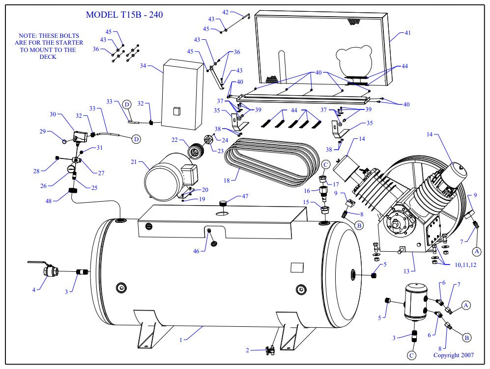 T15B-240-SSC Three Phase Assembly Parts By Jenny