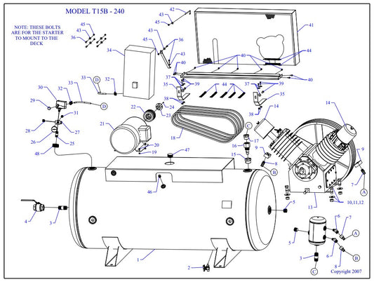 T15B-240-SSC Three Phase Assembly Parts By Jenny