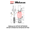 353332870 Bellows (Orange) for Multiquip Mikasa MT55F Jumping Jack Rammer