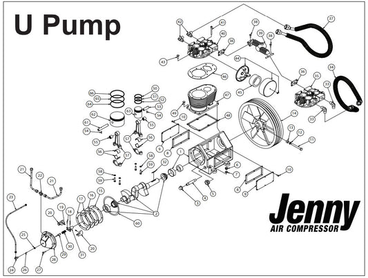 Model U Pump Assembly Parts By Jenny