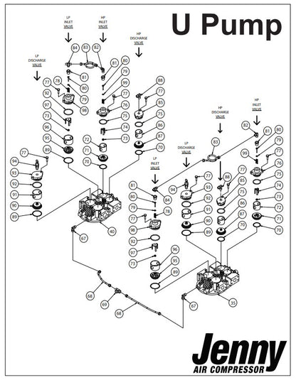 Model U Pump Assembly Parts By Jenny